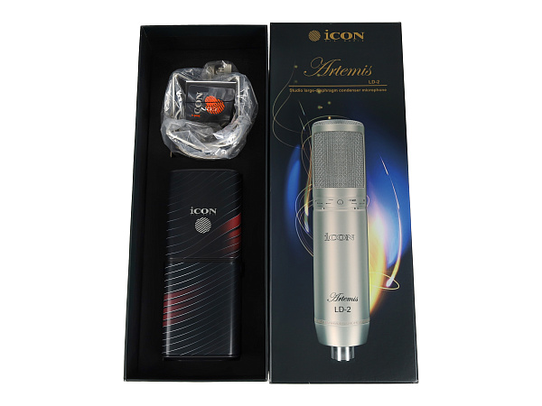 Микрофон конденсаторный Icon [Artemis LD-2] 20Hz-20KHz, -37dBV/Pa, 144dB, 48V