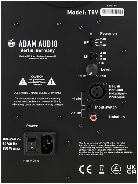 ADAM T8V - Студийный монитор