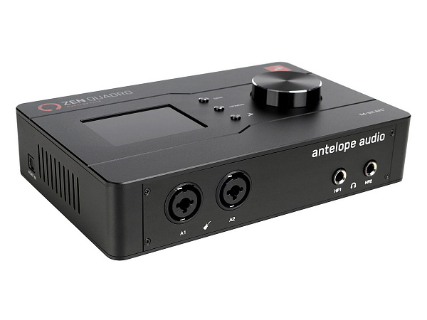 Аудиоинтерфейс Antelope Audio [Zen Quadro Synergy Core] 24 бит/192 кГц, 14x10, Отношение сигнал/шум: 110 дБ, ADAT для расширения входов/выходов, конвертеры с коэффициентом усиления до 130 дБ, два микрофонных предусилителя с 65 дБ усиления