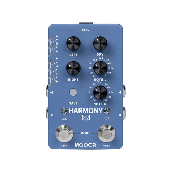 M729 Harmony x2 Педаль эффектов, Mooer