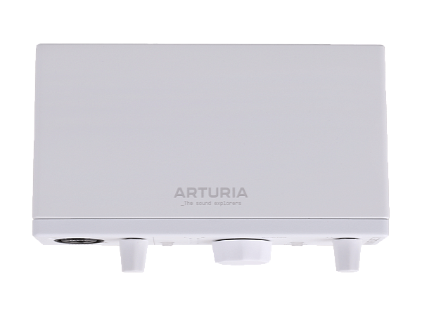Аудиоинтерфейс USB [800111] Arturia [MiniFuse 1 White] 24бит/192кГц, комбинированный разъем XLR и 6.3 мм для записи инструментов и вокала с фантомным питанием 48 В, выходы на монитор (L/R Jack), выход для наушников