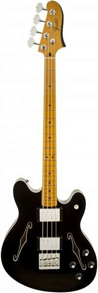 FENDER MODERN PLAYER STARCASTER BASS MN BLACK - Бас-гитара