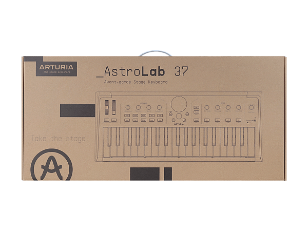 Сценическая клавиатура [230721] Arturia [AstroLab 37 White] Astrolab White 37 клавиш, полувзвешенная механика, 10 звуковых движков, вокодер, 10 кнопок пресетов , 4 макрорегулятора, MIDI-вход, USB-C и USB-A; аудио Bluetooth; WiFi, цвет белый