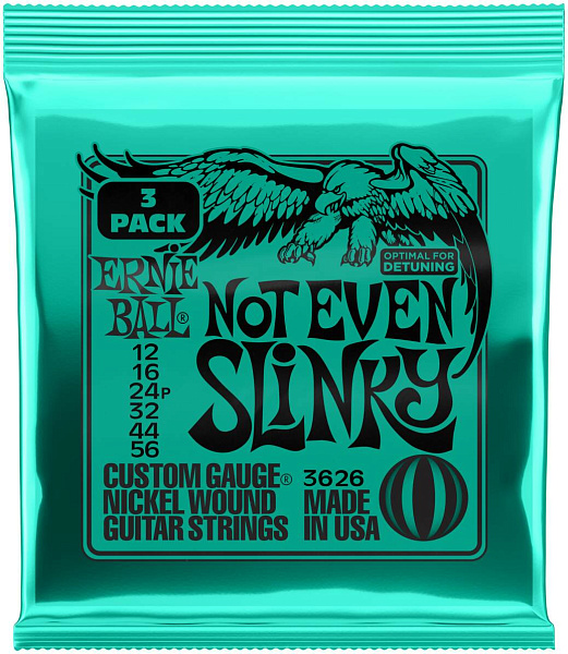 ERNIE BALL 3626 Nickel Slinky Not Even 3 Pack 12-56 - Струны для электрогитары