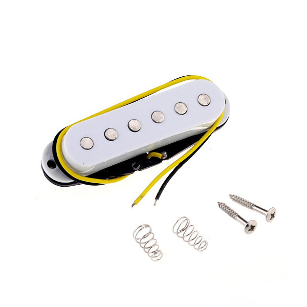 M270 Звукосниматель сингл Strat, бридж(bridge), белый, Musiclily