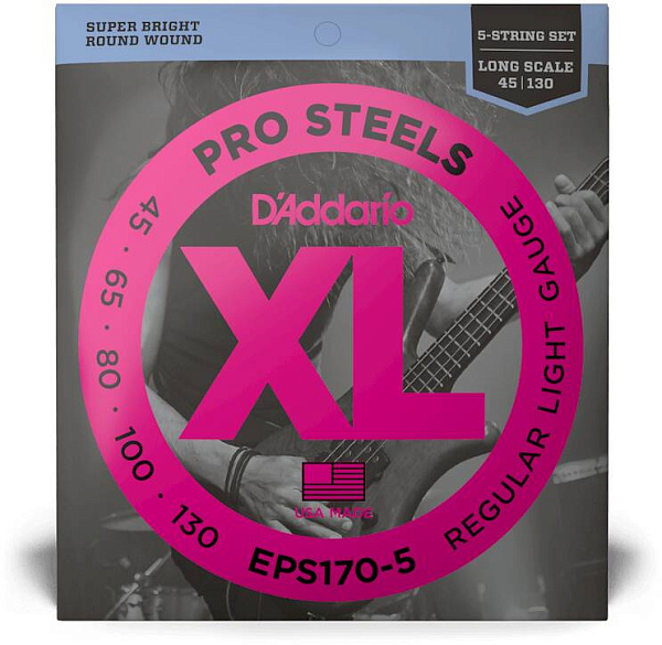 D'ADDARIO EPS170 5 - Струны для бас-гитары 5 струнной