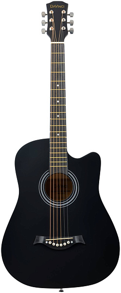 DAVINCI DF-100C BK PACK - Гитара акустическая в наборе
