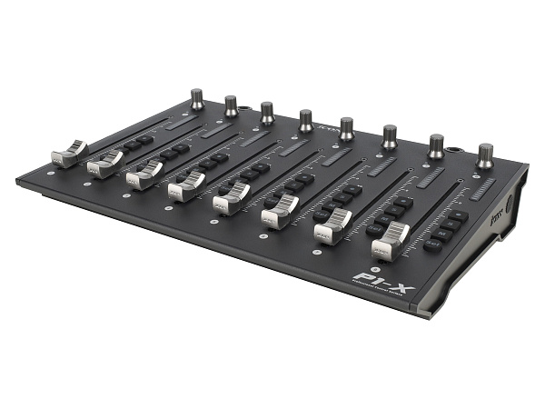 MIDI контроллер [110205A2023] Icon [P1-X] USB MIDI DAW контроллер, модуль расширения для P1-M до 16, 32 и 64 каналов, ARM-чип Cortex-M7 500 МГц, 8 сенсорных фейдеров, 8 двухфункциональных энкодеров, LED-индикаторы, кнопки с подсветкой для управления кана