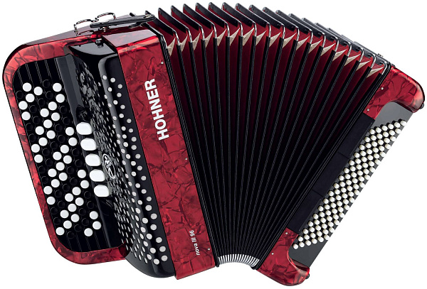 HOHNER Nova III 96 red (C-stepped) - Баян