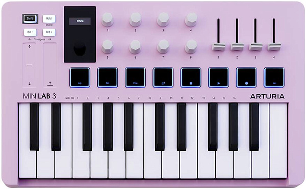 ARTURIA MiniLAB 3 Rose Quartz - MIDI-клавиатура