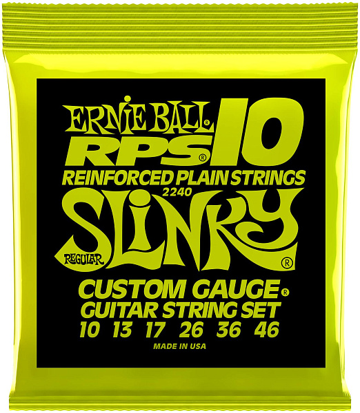 ERNIE BALL 2240 RPS Nickel Wound Slinky Regular 10-46 - Струны для электрогитары