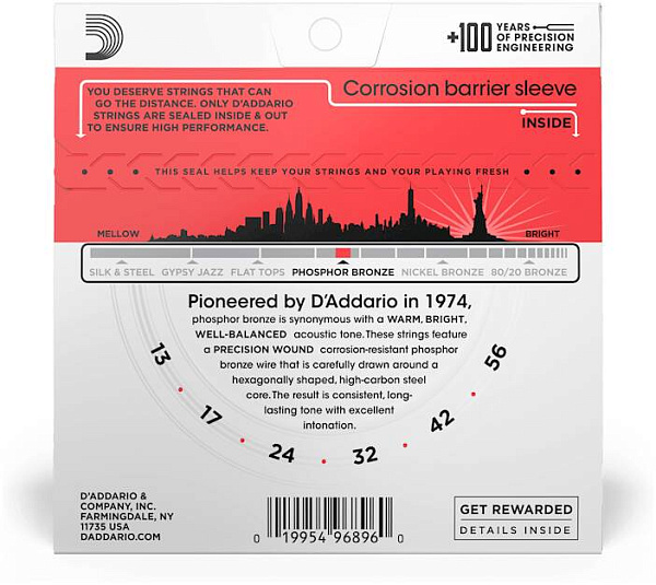 D'ADDARIO EJ24 - Струны для акустической гитары