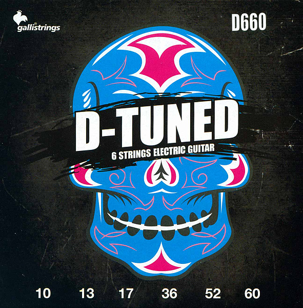Комплект струн GALLI STRINGS [D660] для 6-струнной электрогитары
