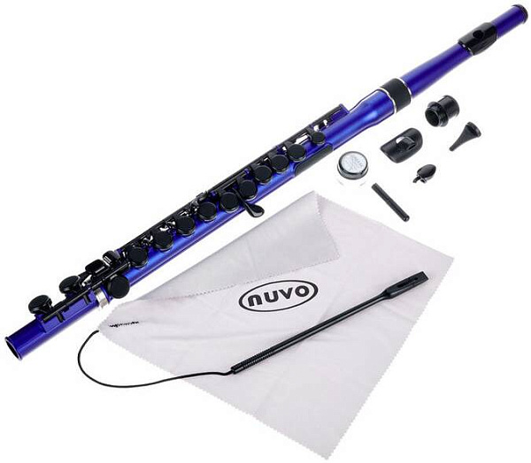 NUVO Student Flute - Blue/Black флейта, студенческая модель, материал -...