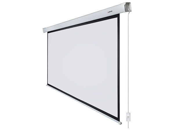[LMC-100110] Экран с электроприводом Lumien [Master Control] 229x305 см (раб.область 221х297 см)  (146") Matte White FiberGlass черн. кайма по периметру 4:3