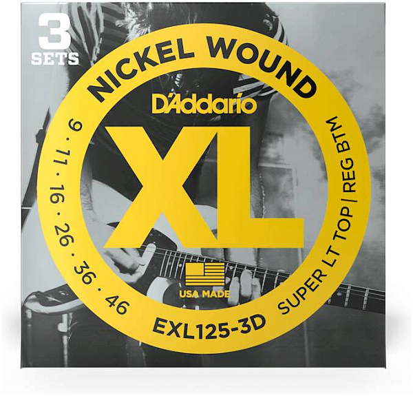 D'ADDARIO EXL125 3D - Струны для электрогитары