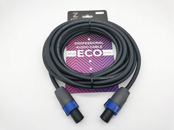 E23-Sp-Sp-1000-0 Кабель Speakon-Speakon 10м, ZZcable