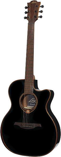 LAG T118ABCE BLK - Гитара электроакустическая шестиструнная