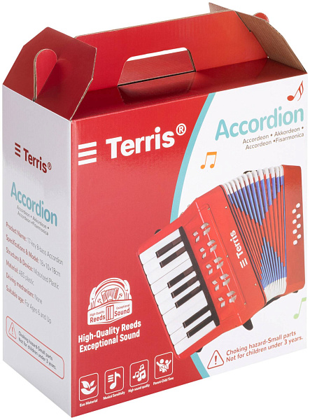 TERRIS TA-17/8 RD - Аккордеон