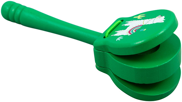 BEE DF301 Green - Кастаньеты на ручке
