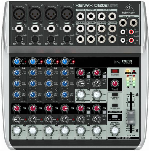 BEHRINGER XENYX Q1202USB - Микшерный пульт