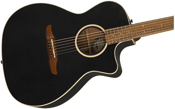 FENDER Newporter Special MBK w/bag - Гитара электроакустическая шестиструнная