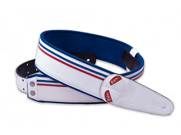 8401070110309 Mojo Race White Ремень для гитары, RightOn Straps