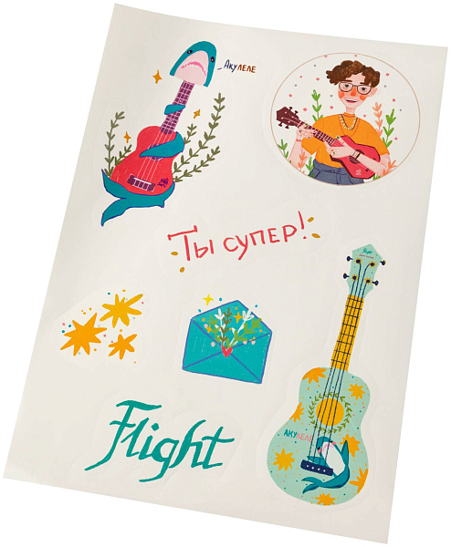 FLIGHT TUC DASHA KIRPICH / Даша Кирпич акулеле dPACK 1 - Укулеле (набор)