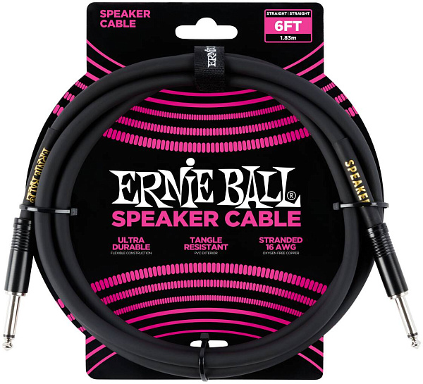 ERNIE BALL 6072, 1.8м - Спикерный кабель