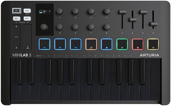 ARTURIA MiniLAB 3 Deep Black - MIDI-клавиатура
