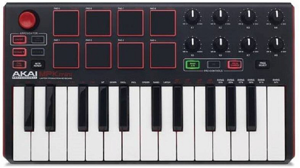 AKAI PRO MPK MINI MK2 USB - MIDI-клавиатура