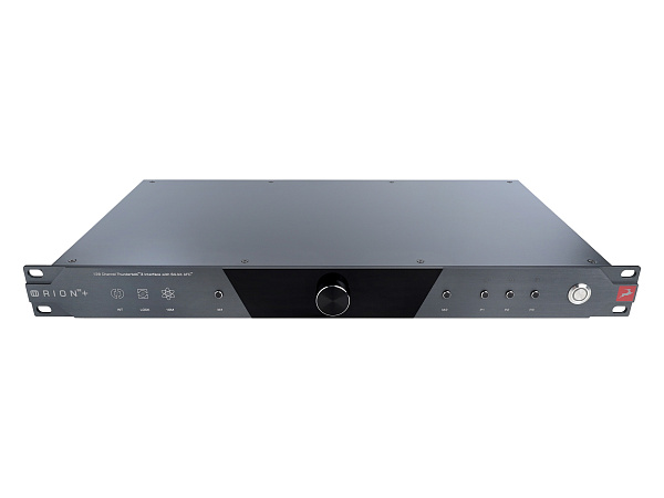Аудиоинтерфейс Antelope Audio [Orion 32+ | Gen 4] 24 бит 192 кГц, AFC: 64-бит, 32 входа, 32 выхода, динамический диапазон до 130 дБ, 128 каналов оптического MADI, 8 каналов ADAT и 2 канала S/PDIF, Вход word clock, 2х word clock, вход 10M, Thunderbolt 3