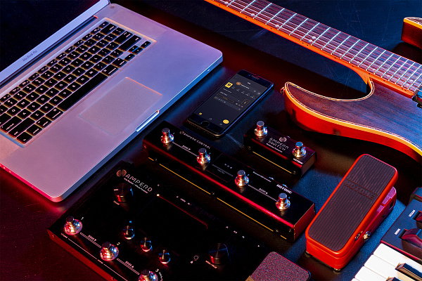 Ножной контроллер Bluetooth MIDI Hotone [Ampero Control] для процессоров (4 переключателя)