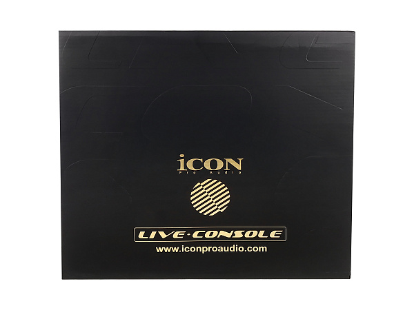 Аудиоинтерфейс USB [110312A2011] Icon [Live Console] для стримов, DSP обработка, фейдеров: 6, энкодеров: 5, дисплеи: 4, XLR микр. вход, 1/4" TRS, 1/4" TS, 1/8" Stereo mini Jack/ 2x1/4" TRS, 1/8" Stereo mini Jack, 2x1/8" Stereo mini Jack, USB-C