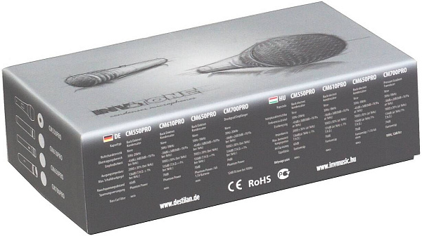 INVOTONE CM550PRO - Микрофон конденсат. вокальный, кардиоид. 50Гц-18кГц,...