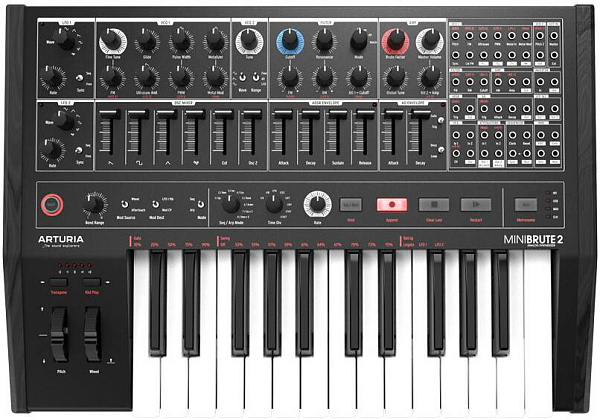 ARTURIA MiniBrute 2 Noir - синтезатор, лимитированная серия MiniBrute 2...