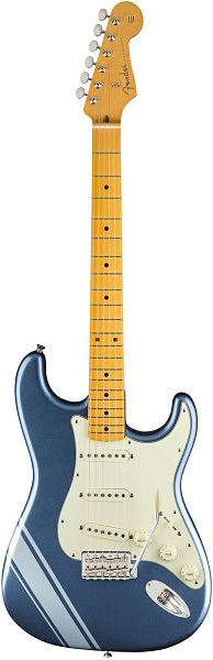 FENDER FSR 50S STRAT W/ STRIPE - LPB электрогитара, цвет синий, чехол в...