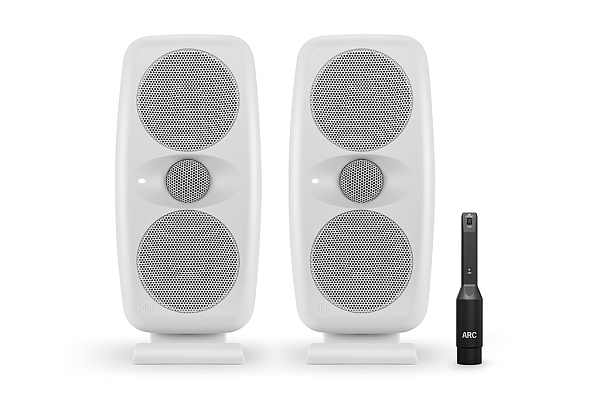 iLoud-MTM-MKII-Pair-WH Студийный монитор, пара, 200Вт, микрофон ARC, белые, IK Multimedia