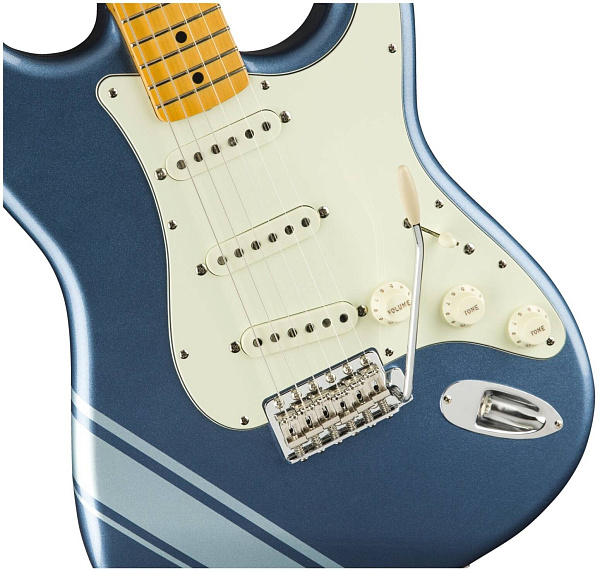 FENDER FSR 50S STRAT W/ STRIPE - LPB электрогитара, цвет синий, чехол в...