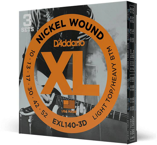D'ADDARIO EXL140 3D - Струны для электрогитары