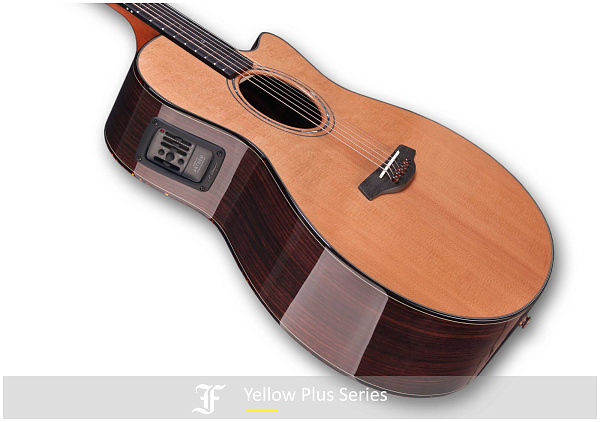 FURCH MC Yellow Gc-CR SPA + Кейс - Гитара электроакустическая шестиструнная