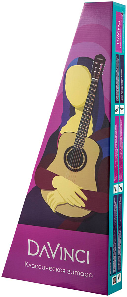 DAVINCI DC-70A BK - Гитара классическая 4/4