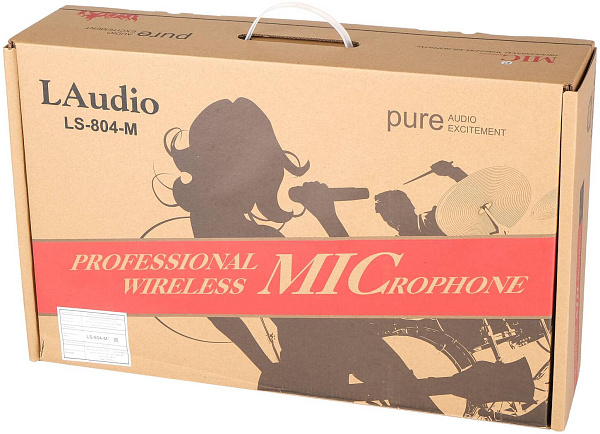 LAUDIO LS-804-M Вокальная радиосистема, 4 ручных передатчика LAudio