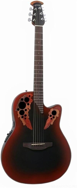 OVATION CE44-RRB Celebrity Elite Mid Cutaway Reversed Redburst электроакустическая...