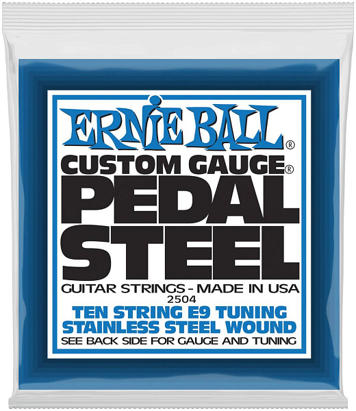 ERNIE BALL 2504 Stainless Steel E9 Tuning 13-39 - Струны для педальной 10-струнной слайд-гитары
