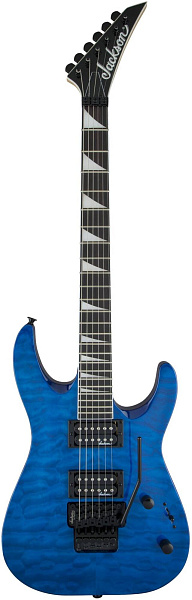JACKSON JS Series Dinky Arch Top JS32Q Transparent Blue - Электрогитара