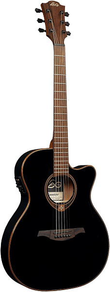 LAG T-118ASCE BLK - Гитара электроакустическая шестиструнная