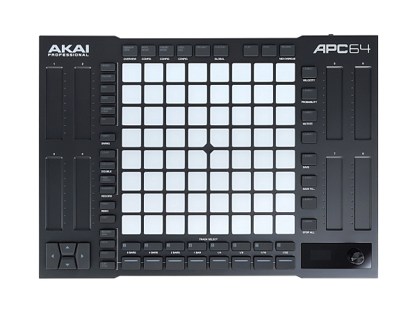 MIDI контроллер [APC64] AKAI [APC64] 20 кнопок, 64 пэда, 4 энкодера, USB-B