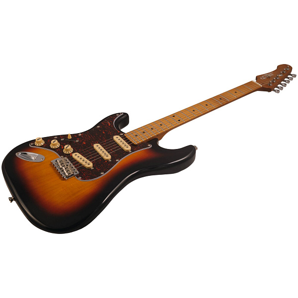 JET JS-300 SB LH - Электрогитара Stratocaster леворукая, цвет санберст