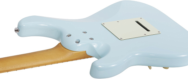 Электрогитара SCHECTER [MV-6 SSBLU] 6-струнная, корпус: липа, гриф: запеченый клен, 24 лада, цвет: Super Sonic Blue (SSBLU)